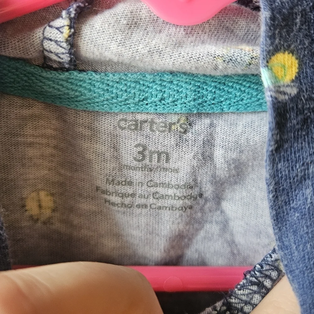 Carter's Blue and Yellow Romper